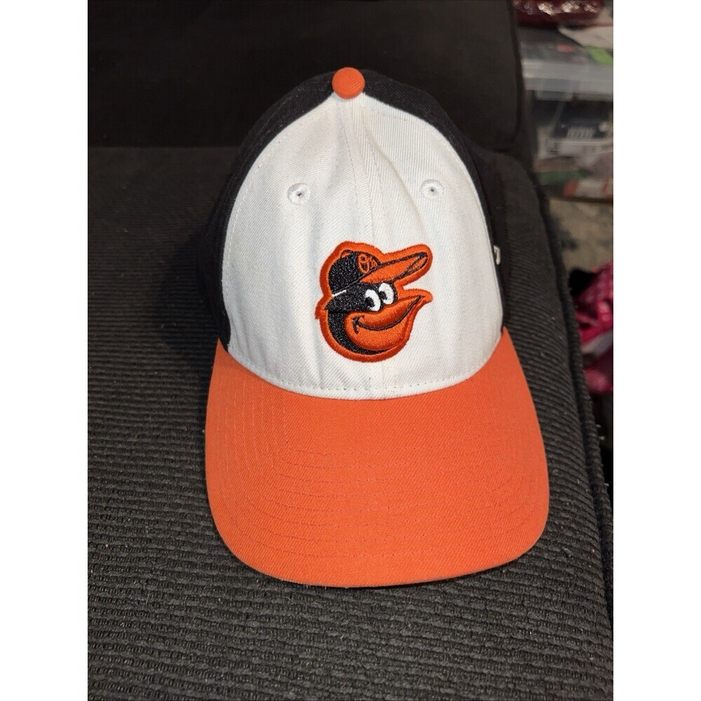 Baltimore Orioles New Era 9FORTY Adjustable Cap Black White Orange MLB